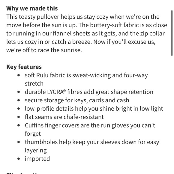 Lululemon Think Fast Pullover Longsleeve Grey Herringbone Athleticwear Top sz 10 - Picture 10 of 10